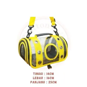 AM Pet Travel Bag For Small Animal ~ Tas Traveling Untuk Hamster, Kelinci, Sugar Glider, Guinea Pig, Chincila dan Hewan Kecil Lainnya