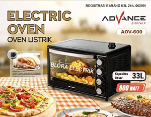 Advance Oven Listrik AOV-600 33Liter Garansi resmi 1 tahun