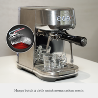 Gambar Breville the Bambino Plus - Mesin Kopi Espresso Coffee - Brush Stainless, Unit Only dari Breville Indonesia Kota Administrasi Jakarta Utara 5 Tokopedia
