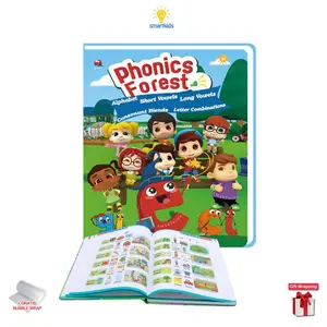 Sound Book Phonic Forest Digital Audio Belajar Baca Tulis Suku Kata Alfabet Bahasa Inggris Huruf Angka Buku Pintar Interaktif Edukasi Anak Mengenal Hewan Benda