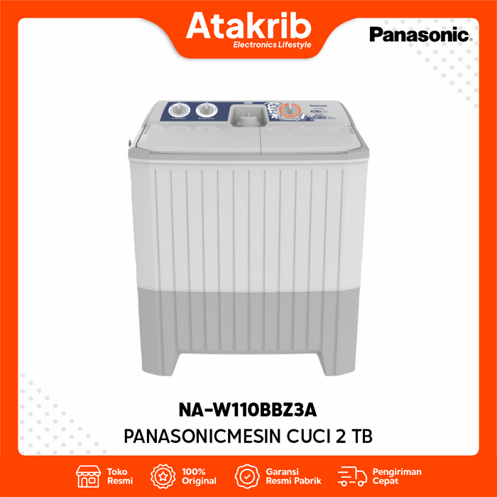 Gambar PANASONIC MESIN CUCI 2 TB NA-W110BBZ3A Kapasitas 11 Kg dari Atakrib Elektronik Yogyakarta Kab. Sleman Tokopedia