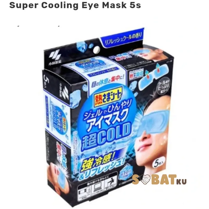 KOBAYASHI SUPER COOLING EYE MASK COLD Isi 5 pcs Original 1