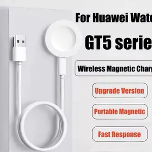Kabel Charger Premium USB Charger For Huawei Watch GT5 Pro, GT4, GT3 Pro, GT2 Pro, GT2 Porsche, GT Cyber Runner 2022, Huawei Watch 4 3 Pro Ultimate Buds D