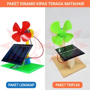 Paket Rangkaian Dinamo Kipas / Baling Baling Tenaga Matahari / Surya