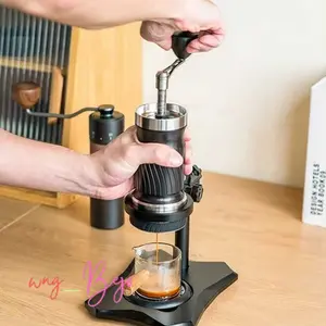 Coffee Maker 2in1 12 Bar 100ml Mesin Kopi Espresso Manual