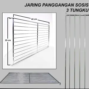 JARING 3 TUNGKU /ALAS TATAKAN KOMPOR PANGGANG SOSIS 3 TUNGKU