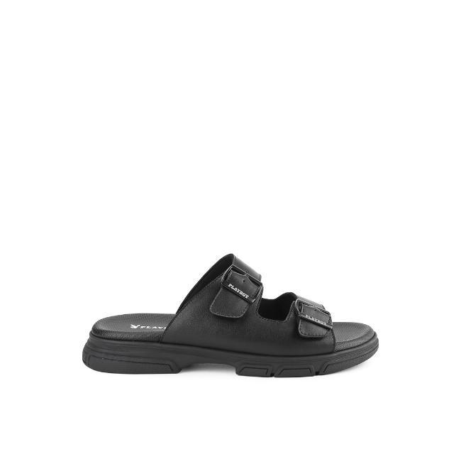 Gambar Playboy Sandal Pria Jeremy Double Strap In Black PJ8410BK - 43 dari Playboy Official Store Kota Tangerang Tokopedia