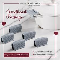 Gambar SKITCHEN Dual Silicone Handle - Pegangan Silikon Anti Panas, Anti Slip, Panci Wajan Cast Iron dari SKITCHEN Indonesia Kota Administrasi Jakarta Barat 3 Tokopedia