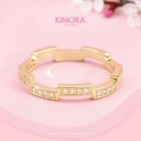Gambar Kimora - Cincin Rhodium Wanita Aera Cnr452 - GOLD 6 dari Kimora Jewelry Kota Denpasar 1 Tokopedia