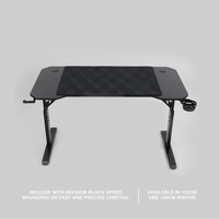 Gambar MEJA GAMING REXUS FORT RXD-121 / RXD-141 BLACK / RXD 121 / RXD 141 GAMING DESK With Manual Adjustable Height dari Techno Computer Bali Kota Denpasar 4 Tokopedia