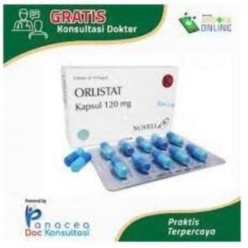 ORLISTAT 120 MG NOVELL PHARMACEUTICAL STRIP 10 TABLET