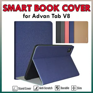 Case Advan Tab V8 8.4 Inch Flipcase Stand Casing Flip Case Folio Softcase Casing Book Cover