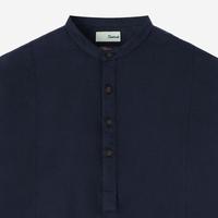 Gambar Baju Muslim Duha Muslimwear - Nadeer Shirt Short Sleeve - Dark Navy dari Duha Muslim Wear Kota Tangerang 3 Tokopedia