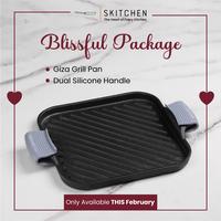 Gambar SKITCHEN Dual Silicone Handle - Pegangan Silikon Anti Panas, Anti Slip, Panci Wajan Cast Iron dari SKITCHEN Indonesia Kota Administrasi Jakarta Barat 4 Tokopedia