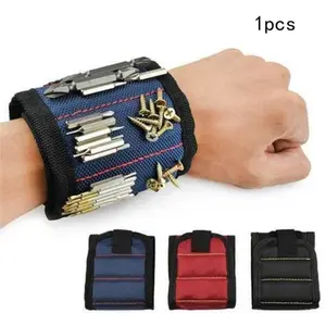 GELANG MAGNETIC PERKAKAS 3 ROW / 5 ROW sabuk Magnet tukang kontraktor kontruksi Magnetic Wristband