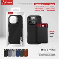 Gambar COPPER Slim Case + Magnetic Card Wallet - Kompatibel Untuk iPhone 12 Pro Max - Black, Case Only dari Copper Samarinda Official Kota Samarinda 1 Tokopedia
