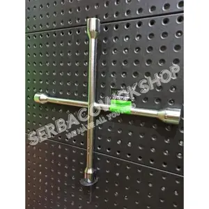 R F Kunci Roda Palang Ban Mobil 14" Tekiro 17X19X21X23Mm