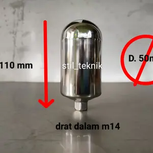 tabung udara besar drat dalam mesin semprot tu26 air Chamber, tabung besar saja