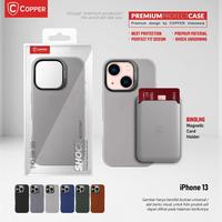 Gambar COPPER Slim Case + Magnetic Card Wallet - Kompatibel untuk iPhone 13 - Black, Case Only dari Copper Samarinda Official Kota Samarinda 4 Tokopedia
