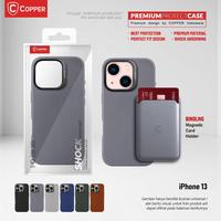 Gambar COPPER Slim Case + Magnetic Card Wallet - Kompatibel untuk iPhone 13 - Black, Case Only dari Copper Samarinda Official Kota Samarinda 3 Tokopedia