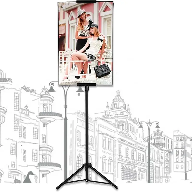 Telescopic Tripod Poster Banner Iklan Stand 2 Section - FC-281 8