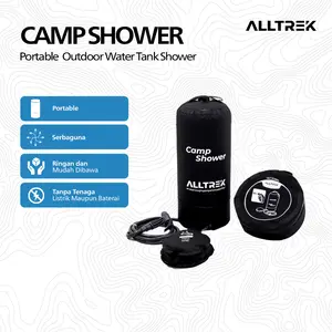 ALLTREK Shower Mandi Camping Camp Shower Water Tank Portable