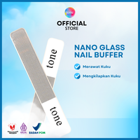 Gambar Kikir Kuku Kaca+Box/ Nano Glass Nail Buffer - Kikir Kuku Kaca dari Tone Official Kab. Bandung 1 Tokopedia