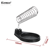 Gambar Ezren EZ-0229 Stand Solder Bulat Besi Silver Dudukan High Kualitas dari House Sparepart Kab. Tangerang 5 Tokopedia