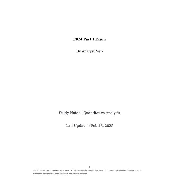 Jual FRM 2025 PART I Analyst Prep Notes, Formula Sheet, Qbank - eBook ...