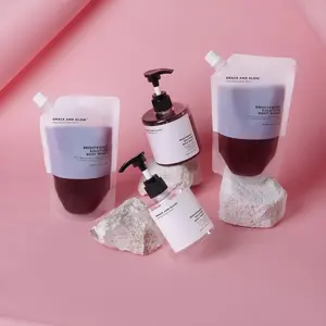 Grace and Glow Black Opium Brightening Solution Body Wash 400ml Refill Botol