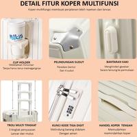 Jual [ ] 【HUWEI】A198 KOPER ZIPPER KAPASITAS BESAR 18/20/24/28 INCH ...