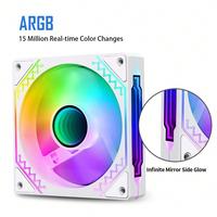 Gambar FAN CASING AIGO AIR12S-REVERSE - 120mm Single Pack ARGB Fan - Hitam dari Techno Computer Bali Kota Denpasar 2 Tokopedia
