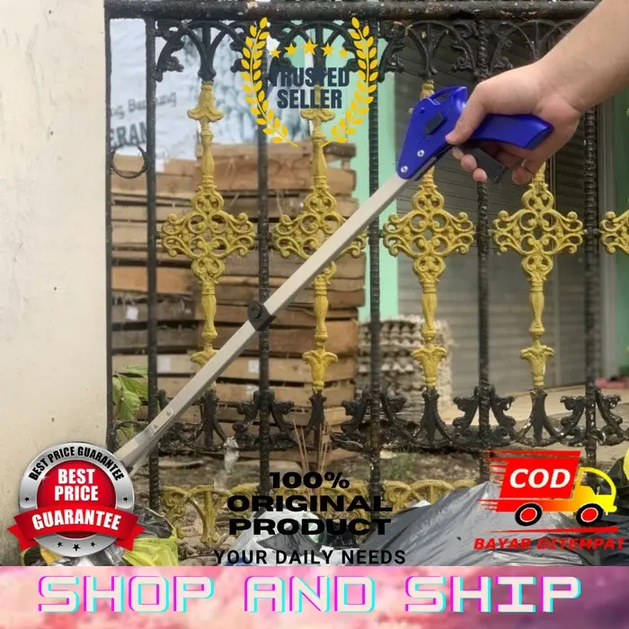 Telescopic Clamp Gripper For Lifting Things Folding Trash Picker Aluminum Alloy Pick Up Gripper For Lifting Things Rubbish ORIGINAL SAS