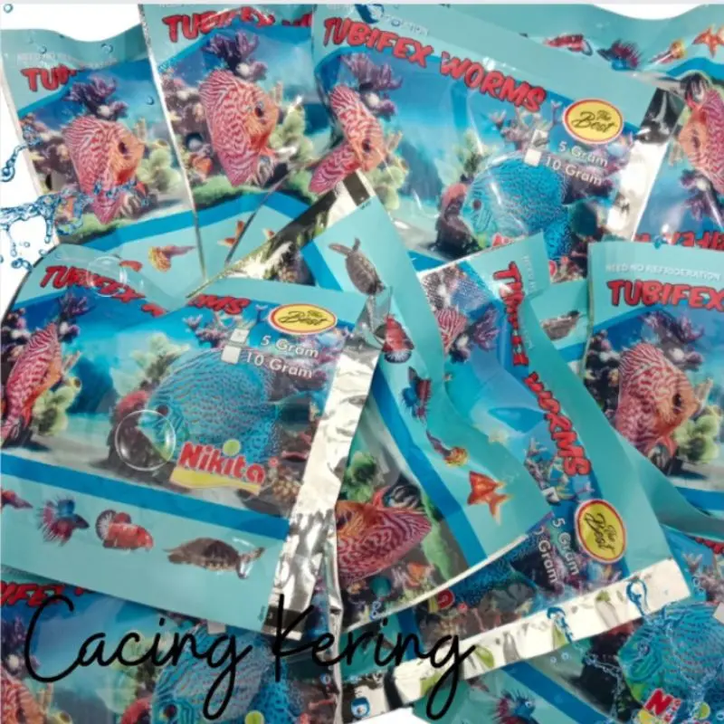 Cacing Sutra Kering Tubifex Worms Kyoto Nikita Recent 5Gr Cacing Kering 4