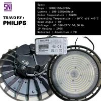 Gambar lampu gantung ufo led 150watt / industri pabrik ufo 150w trafo philips 220volt dari BestBright Store Kota Administrasi Jakarta Pusat 1 Tokopedia