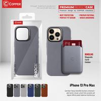 Gambar COPPER Slim Case + Magnetic Card Wallet - Kompatibel untuk iPhone 13 Pro Max - Black, Case Only dari Copper Samarinda Official Kota Samarinda 3 Tokopedia