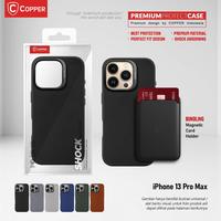 Gambar COPPER Slim Case + Magnetic Card Wallet - Kompatibel untuk iPhone 13 Pro Max - Black, Case Only dari Copper Samarinda Official Kota Samarinda 1 Tokopedia
