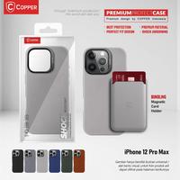 Gambar COPPER Slim Case + Magnetic Card Wallet - Kompatibel Untuk iPhone 12 Pro Max - Black, Case Only dari Copper Samarinda Official Kota Samarinda 5 Tokopedia