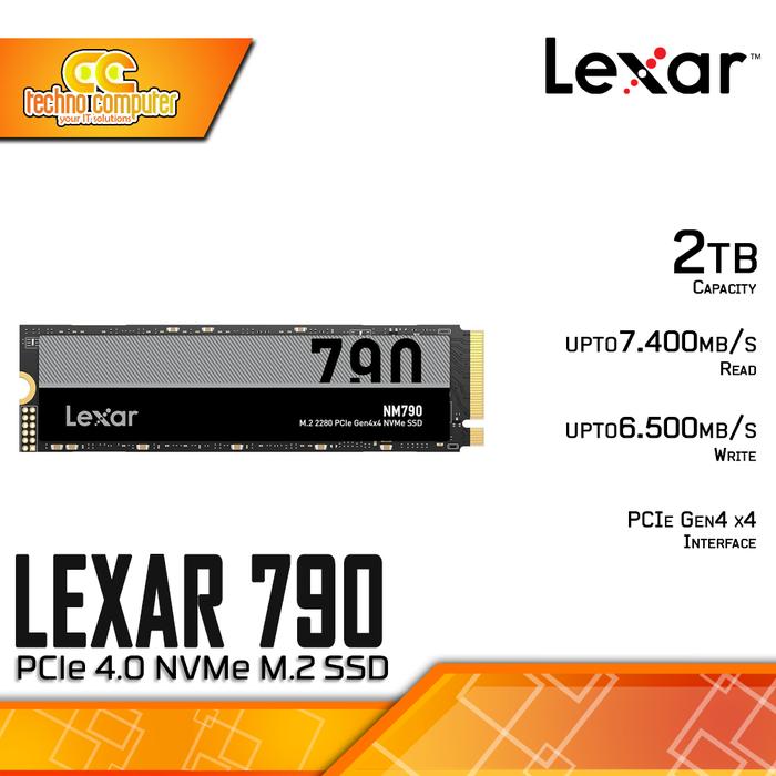 Gambar SSD LEXAR NM790 M.2 NVMe 2280 PCIe Gen4 x4 - 2TB dari Techno Computer Bali Kota Denpasar Tokopedia
