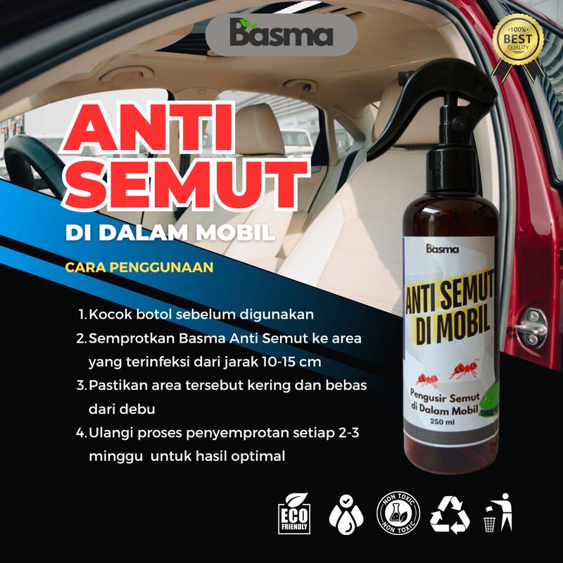 Basma Cairan Anti Semut Mobil Cairan Pembasmi dan Pengusir Semut di Dalam Mobil Ampuh dan Efektif 2