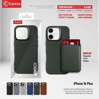 Gambar COPPER Slim Case + Magnetic Card Wallet - Kompatibel untuk iPhone 16 Plus - BLACK, Case Only dari Copper Samarinda Official Kota Samarinda 1 Tokopedia