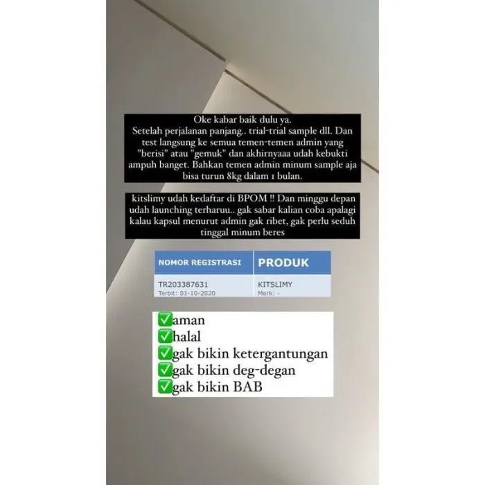 Kitslimy Asli Minuman Green Tea Combo Anti Insecure - Bonus Meteran Gelas 4