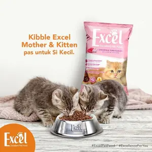 Excel 500gr Mother & Kitten Makanan Anak Kucing-chiken tuna
