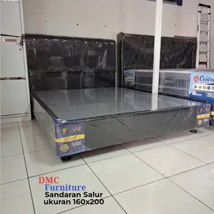 Dipan Divan Kasur 120x200 Full Sandaran Springbed Rangka Bandung