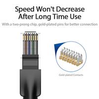 Gambar Vention IBE Kabel Lan RJ45 Cat6 Cat.6 Gigabit UTP Round - 20M - 40M Black dari Aquarius Ofc Kota Administrasi Jakarta Barat 4 Tokopedia