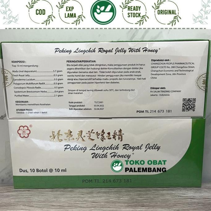 PEKING LINGCHIH ROYAL JELLY REN YOU REN YOU BEIJING LING CHI 10ML BERKUALITAS