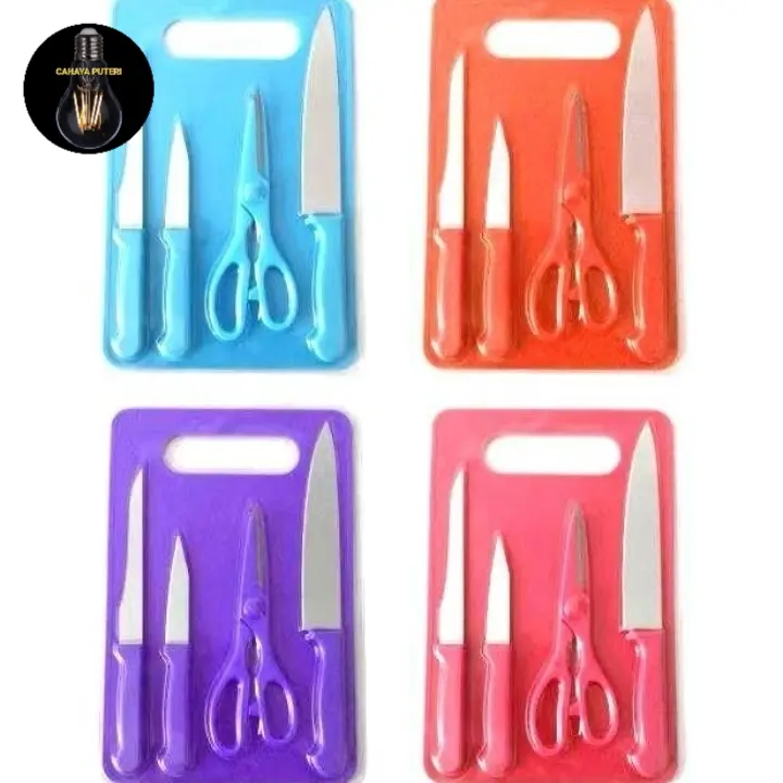 pisau set dapur 5 in 1 Talenan
