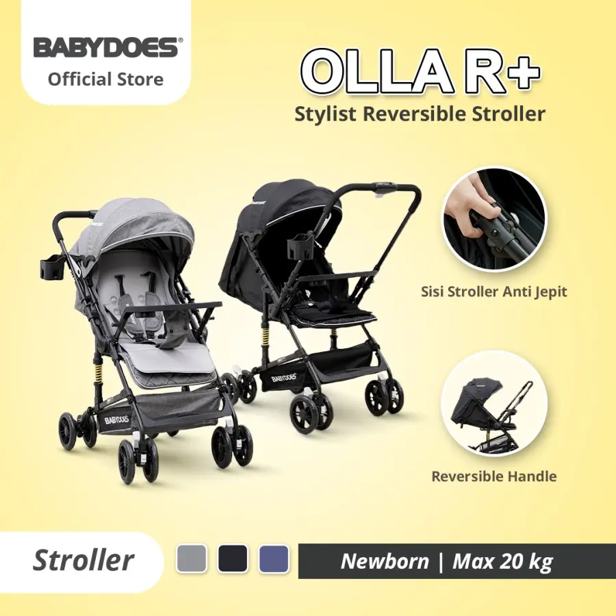 Baby Does Babydoes Holla Olla R+ Stroller Kereta Roda Dorong Anak Bayi BANDUNG CIMAHI