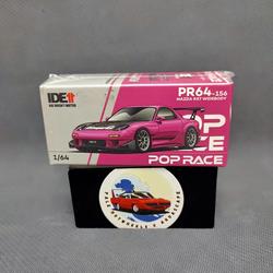 POP RACE Mazda RX7 Widebody Rosa – Modello Pressofuso 1/64, Edizione Speciale Expo IDE 2024 (Indonesia) - Foto 4