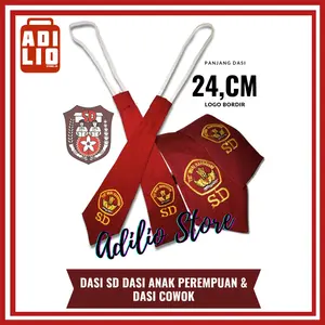 DASI SD KARET LOGO BORDIR LAKI-LAKI DAN PEREMPUAN